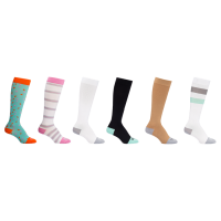 Motif Gradient Compression Socks