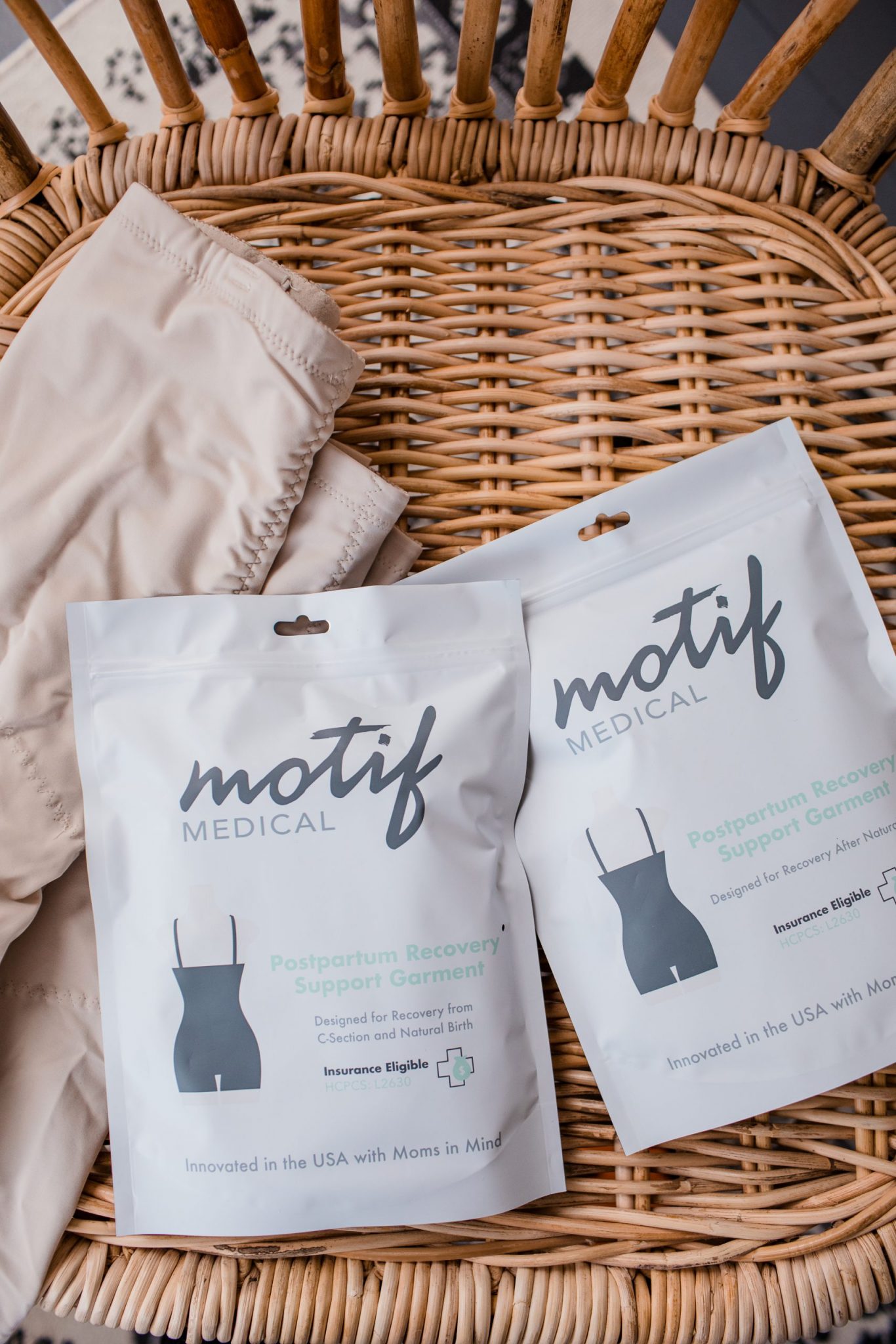 Motif Postpartum Recovery Garment, C-Section & Natural Birth, Nude - J&B At  Home
