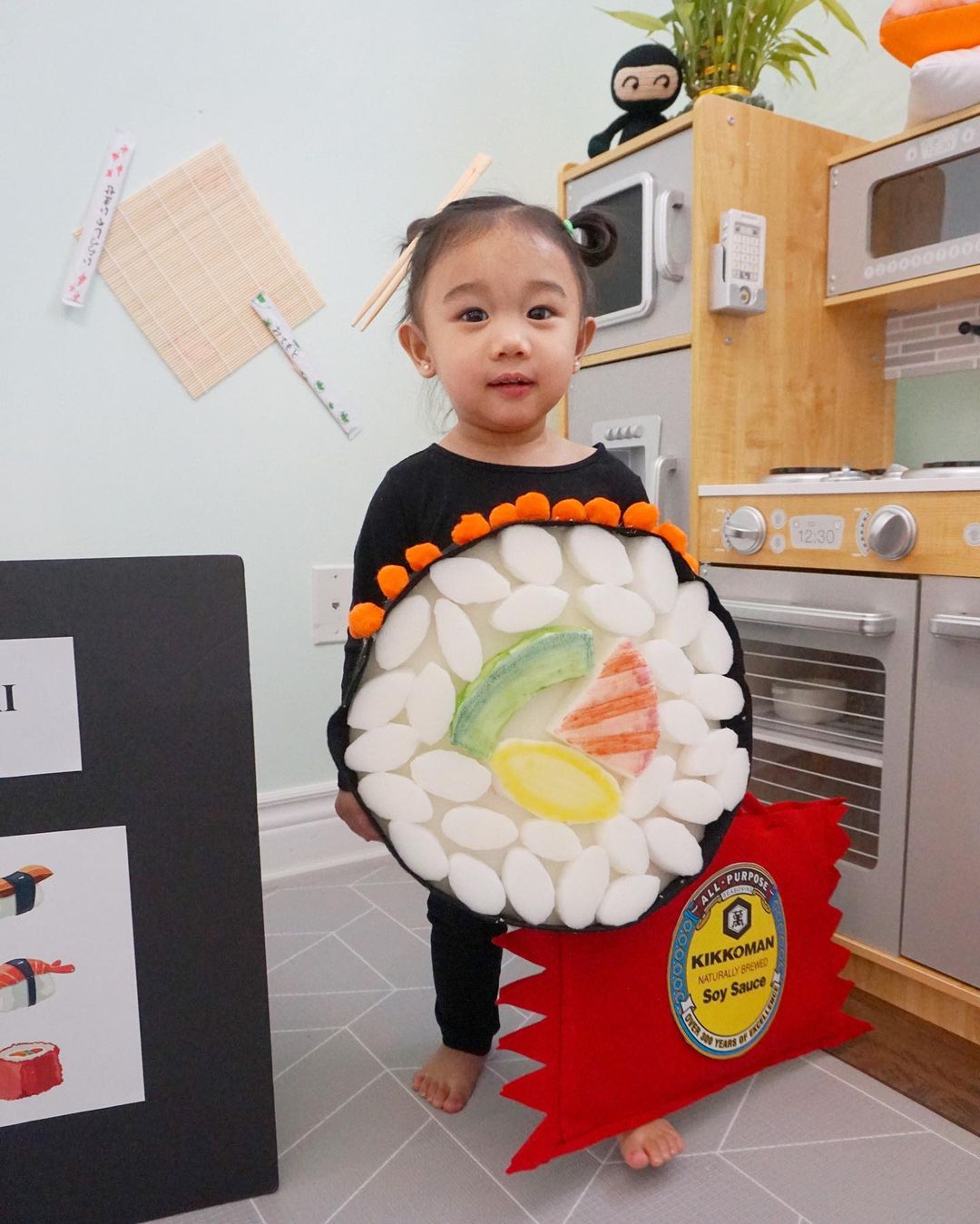Ontario designer Ninin Adique created a DIY Halloween costume for her daughter